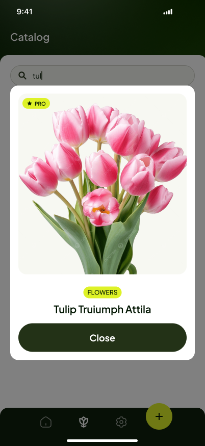 Plant catalog screenshot 2