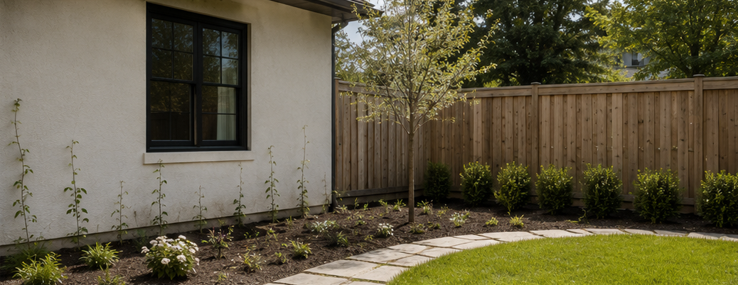 Yard growth preview after 1 year